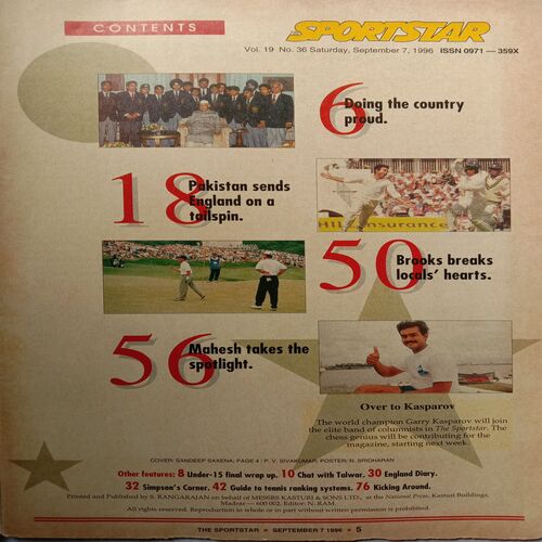 Sport Star (September 7, 1996)