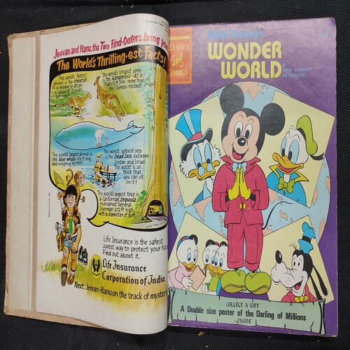 ( 12 In 1 Single Binding ) Chandamama Classics And Comics . Edition :- { 1. Chandamama ( Vol. 01 , No. 01 ) 20th October 1980.  2. Chandamama ( Vol. 01 , No. 02 ) 5th November 1980.  3. Chandamama ( Vol. 01 , No. 03 ) 20th November 1980. 4. Chandamama ( Vol. 01 , No. 04 ) 5th December 1980.  5. Chandamama ( Vol. 01 , No. 05 ) 20th December 1980 .  6. Chandamama ( Vol. 01 , No. 06 ) 5th January 1981.  7. Chandamama ( Vol. 01 , No. 07 ) 20th January 1981.  8. Chandamama ( Vol. 01 , No. 08 )5th February 1981 .  9. Chandamama ( Vol. 01 , No. 09 ) 20th February 1981 .  10.Chandamama ( Vol. 01 , No. 10 )5th March 1981.  11. Chandamama ( Vol. 01 , No. 11 ) 20th March 1981.  12. Chandamama ( Vol. 01 , No. 12 ) 5th April 1981 }.