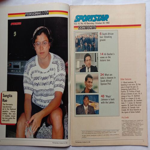 Sport Star (Saturday, October 24, 1992 )