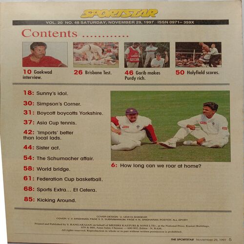 Sport Star (November 29, 1997)