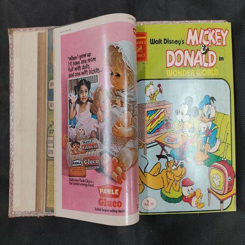 ( 12 In 1 Single Binding ) Chandamama Classics And Comics . Edition :- { 1. Chandamama ( Vol. 03 , No. 01 ) 21 October - 05 November 1982.  2. Chandamama ( Vol. 03 , No. 02 ) 6 - 20 November 1982.  3. Chandamama ( Vol. 03 , No. 03 ) 20th November 1982. 4. Chandamama ( Vol. 03 , No. 04 ) 5th December 1982.  5. Chandamama ( Vol. 03 , No. 05 ) 21th December - January 1983 .  6. Chandamama ( Vol. 03 , No. 06 ) 06th - 20th January 1983.  7. Chandamama ( Vol. 03 , No. 07 ) 21th January - 5 February 1983.  8. Chandamama ( Vol. 03 , No. 08 )6th - 20th Februry 1983 .  9. Chandamama ( Vol. 03 , No. 09 ) 21th February - 5th March 1983 .  10.Chandamama ( Vol. 03 , No. 10 )6th - 20th March 1983.  11. Chandamama ( Vol. 03 , No. 11 ) 21th March - 5th April 1983.  12. Chandamama ( Vol. 03 , No. 12 ) 6th - 20th April 1983. }.