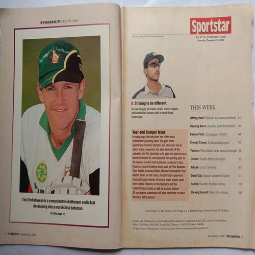 Sport Star (Saturday, December 23, 2000 )