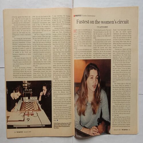 Sport Star ( Saturday, January 27, 2001 )