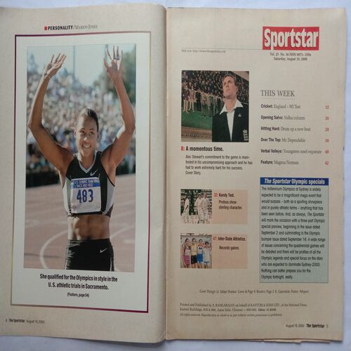 Sport Star ( Saturday, August 19, 2000 ) ( Free Poster Inside )