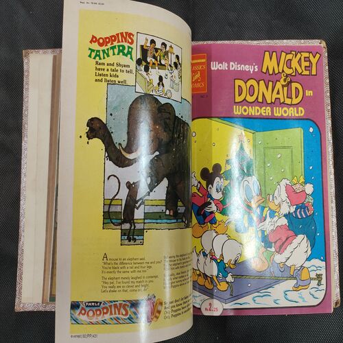 ( 12 In 1 Single Binding ) Chandamama Classics And Comics . Edition :- { 1. Chandamama ( Vol. 03 , No. 01 ) 21 October - 05 November 1982.  2. Chandamama ( Vol. 03 , No. 02 ) 6 - 20 November 1982.  3. Chandamama ( Vol. 03 , No. 03 ) 20th November 1982. 4. Chandamama ( Vol. 03 , No. 04 ) 5th December 1982.  5. Chandamama ( Vol. 03 , No. 05 ) 21th December - January 1983 .  6. Chandamama ( Vol. 03 , No. 06 ) 06th - 20th January 1983.  7. Chandamama ( Vol. 03 , No. 07 ) 21th January - 5 February 1983.  8. Chandamama ( Vol. 03 , No. 08 )6th - 20th Februry 1983 .  9. Chandamama ( Vol. 03 , No. 09 ) 21th February - 5th March 1983 .  10.Chandamama ( Vol. 03 , No. 10 )6th - 20th March 1983.  11. Chandamama ( Vol. 03 , No. 11 ) 21th March - 5th April 1983.  12. Chandamama ( Vol. 03 , No. 12 ) 6th - 20th April 1983. }.