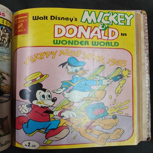 ( 12 In 1 Single Binding ) Chandamama Classics And Comics . Edition :- { 1. Chandamama ( Vol. 03 , No. 01 ) 21 October - 05 November 1982.  2. Chandamama ( Vol. 03 , No. 02 ) 6 - 20 November 1982.  3. Chandamama ( Vol. 03 , No. 03 ) 20th November 1982. 4. Chandamama ( Vol. 03 , No. 04 ) 5th December 1982.  5. Chandamama ( Vol. 03 , No. 05 ) 21th December - January 1983 .  6. Chandamama ( Vol. 03 , No. 06 ) 06th - 20th January 1983.  7. Chandamama ( Vol. 03 , No. 07 ) 21th January - 5 February 1983.  8. Chandamama ( Vol. 03 , No. 08 )6th - 20th Februry 1983 .  9. Chandamama ( Vol. 03 , No. 09 ) 21th February - 5th March 1983 .  10.Chandamama ( Vol. 03 , No. 10 )6th - 20th March 1983.  11. Chandamama ( Vol. 03 , No. 11 ) 21th March - 5th April 1983.  12. Chandamama ( Vol. 03 , No. 12 ) 6th - 20th April 1983. }.