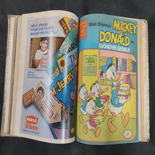 ( 12 In 1 Single Binding ) Chandamama Classics And Comics . Edition :- { 1. Chandamama ( Vol. 03 , No. 01 ) 21 October - 05 November 1982.  2. Chandamama ( Vol. 03 , No. 02 ) 6 - 20 November 1982.  3. Chandamama ( Vol. 03 , No. 03 ) 20th November 1982. 4. Chandamama ( Vol. 03 , No. 04 ) 5th December 1982.  5. Chandamama ( Vol. 03 , No. 05 ) 21th December - January 1983 .  6. Chandamama ( Vol. 03 , No. 06 ) 06th - 20th January 1983.  7. Chandamama ( Vol. 03 , No. 07 ) 21th January - 5 February 1983.  8. Chandamama ( Vol. 03 , No. 08 )6th - 20th Februry 1983 .  9. Chandamama ( Vol. 03 , No. 09 ) 21th February - 5th March 1983 .  10.Chandamama ( Vol. 03 , No. 10 )6th - 20th March 1983.  11. Chandamama ( Vol. 03 , No. 11 ) 21th March - 5th April 1983.  12. Chandamama ( Vol. 03 , No. 12 ) 6th - 20th April 1983. }.