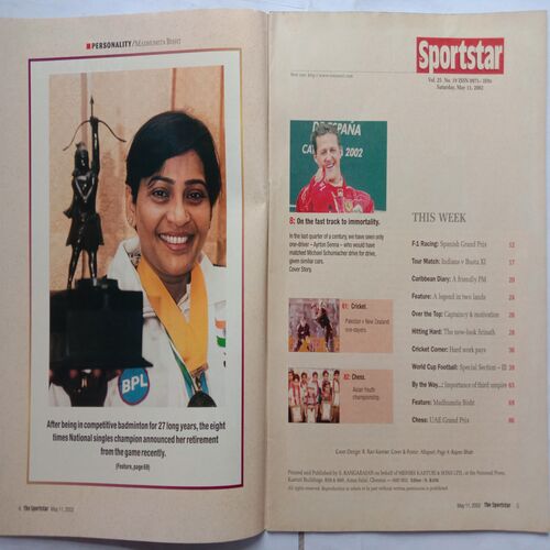 Sport Star (Saturday, May 11, 2002 )