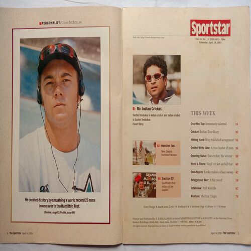 Sport Star (Saturday, April 14, 2001 )