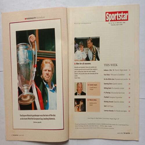 Sport Star ( Saturday, June 9, 2001 )