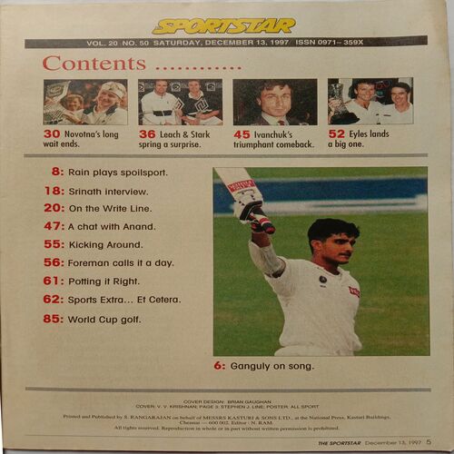 Sport Star (December 13, 1997)