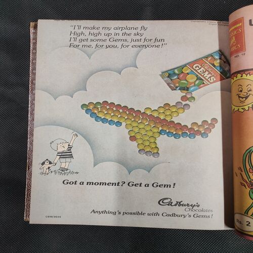 ( 12 In 1 Single Binding ) Chandamama Classics And Comics . Edition :- { 1. Chandamama ( Vol. 03 , No. 01 ) 21 October - 05 November 1982.  2. Chandamama ( Vol. 03 , No. 02 ) 6 - 20 November 1982.  3. Chandamama ( Vol. 03 , No. 03 ) 20th November 1982. 4. Chandamama ( Vol. 03 , No. 04 ) 5th December 1982.  5. Chandamama ( Vol. 03 , No. 05 ) 21th December - January 1983 .  6. Chandamama ( Vol. 03 , No. 06 ) 06th - 20th January 1983.  7. Chandamama ( Vol. 03 , No. 07 ) 21th January - 5 February 1983.  8. Chandamama ( Vol. 03 , No. 08 )6th - 20th Februry 1983 .  9. Chandamama ( Vol. 03 , No. 09 ) 21th February - 5th March 1983 .  10.Chandamama ( Vol. 03 , No. 10 )6th - 20th March 1983.  11. Chandamama ( Vol. 03 , No. 11 ) 21th March - 5th April 1983.  12. Chandamama ( Vol. 03 , No. 12 ) 6th - 20th April 1983. }.