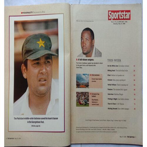 Sport Star (Saturday, May 27, 2000 )