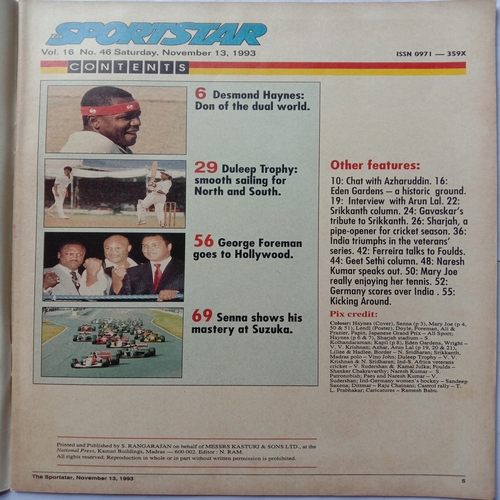 Sport Star (November 13, 1993)
