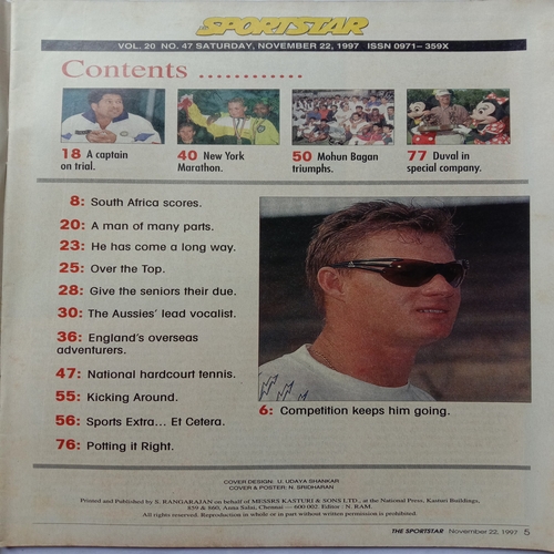 Sport Star (November 22, 1997)