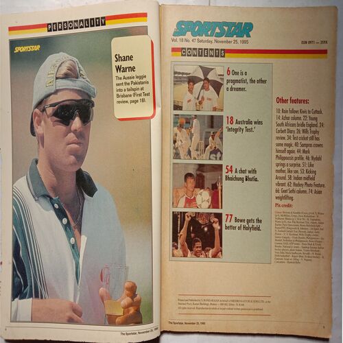 Sport Star ( Saturday, November 25, 1995 )