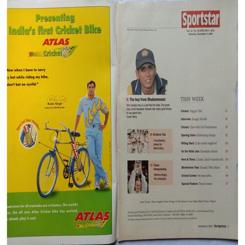 Sport Star (Saturday, December 9, 2000 )