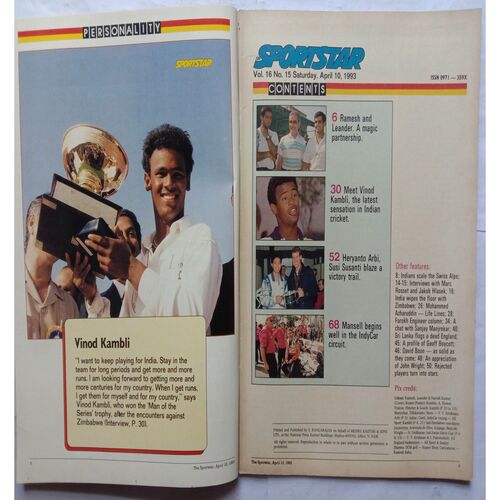 Sport Star (Saturday, April 10, 1993 )