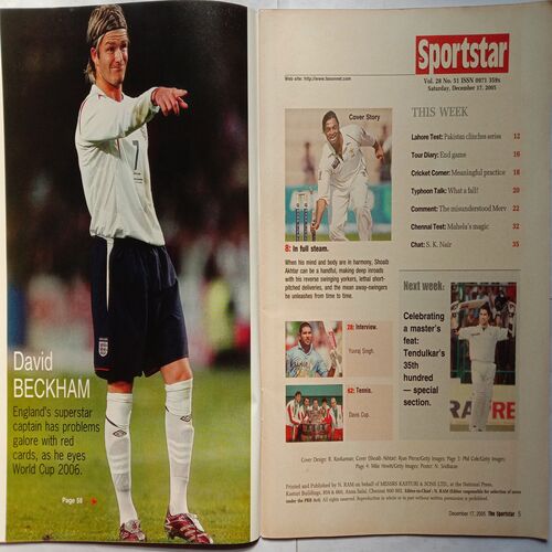 Sport Star (Saturday, December 17, 2005 )