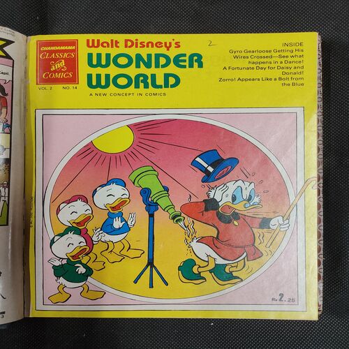 ( 12 In 1 Single Binding ) Chandamama Classics And Comics . Edition :- { 1. Chandamama ( Vol. 02 , No. 13 ) 20th April 1982 .  2. Chandamama ( Vol. 02 , No.14 )  3. Chandamama ( Vol. 02 , No. 15 ) 20th May 1982 .  4. Chandamama ( Vol. 02 , No. 16 ) 5th June 1982 . 5. Chandamama ( Vol. 02 , No. 17 ) 20th June 1982 .   6. Chandamama ( Vol. 02 , No. 18 ) 5th July 1982 . 7. Chandamama ( Vol. 02 , No. 19 ) 20th July 1982 .  8. Chandamama ( Vol. 02 , No. 20 ) 5th August 1982 .  9. Chandamama ( Vol. 02 , No. 21 ) 21th August - 5th september 1982 .  10. Chandamama ( Vol. 02 , No. 22 ) 6th - 20th September 1982 . 11. Chandamama ( Vol. 02 , No. 23 ) 21 September - 5th October 1982 .  12. Chandamama ( Vol. 02 , No. 24 ) 6th - 20th October 1982 }.