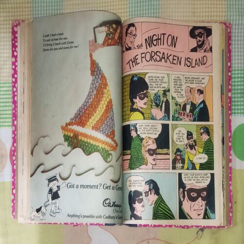 (INDRAJAL COMICS) (VOLUME-6) (10 IN 1 SINGLE BINDING), 1.> THE LEGEND OF VALOUR (PART-1), 2.> THE LEGEND OF VALOUR (PART-2), 3.> THE FUGITIVE, 4.> THE GOLD HUNT, 5.> THE MILLION DOLLAR RANSOM, 6.> IN THE DEVIL'S GRIP, 7.> THE NINGH ON THE FORSAKEN ISLAND, 8.> THE LOST ISLAND, 9.> THE JAIL BREAK, 10.> THE HIGHWAY GANG