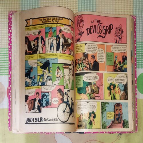 (INDRAJAL COMICS) (VOLUME-6) (10 IN 1 SINGLE BINDING), 1.> THE LEGEND OF VALOUR (PART-1), 2.> THE LEGEND OF VALOUR (PART-2), 3.> THE FUGITIVE, 4.> THE GOLD HUNT, 5.> THE MILLION DOLLAR RANSOM, 6.> IN THE DEVIL'S GRIP, 7.> THE NINGH ON THE FORSAKEN ISLAND, 8.> THE LOST ISLAND, 9.> THE JAIL BREAK, 10.> THE HIGHWAY GANG