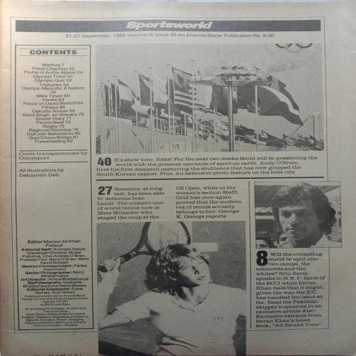 Sports World ( 21-27 September, 1988)