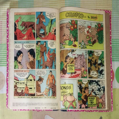 (INDRAJAL COMICS) (VOLUME-6) (10 IN 1 SINGLE BINDING), 1.> THE LEGEND OF VALOUR (PART-1), 2.> THE LEGEND OF VALOUR (PART-2), 3.> THE FUGITIVE, 4.> THE GOLD HUNT, 5.> THE MILLION DOLLAR RANSOM, 6.> IN THE DEVIL'S GRIP, 7.> THE NINGH ON THE FORSAKEN ISLAND, 8.> THE LOST ISLAND, 9.> THE JAIL BREAK, 10.> THE HIGHWAY GANG