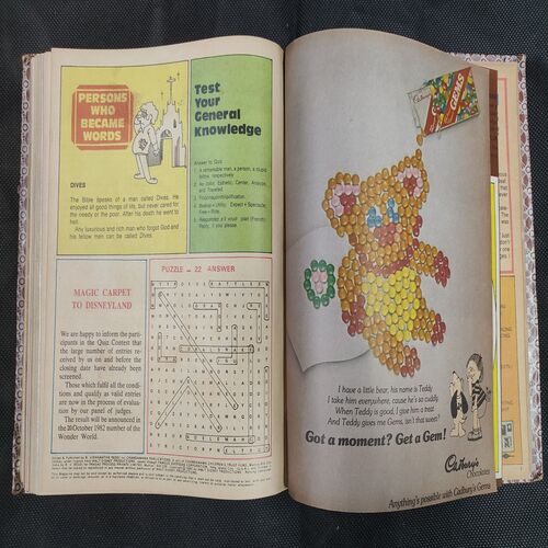 ( 12 In 1 Single Binding ) Chandamama Classics And Comics . Edition :- { 1. Chandamama ( Vol. 02 , No. 13 ) 20th April 1982 .  2. Chandamama ( Vol. 02 , No.14 )  3. Chandamama ( Vol. 02 , No. 15 ) 20th May 1982 .  4. Chandamama ( Vol. 02 , No. 16 ) 5th June 1982 . 5. Chandamama ( Vol. 02 , No. 17 ) 20th June 1982 .   6. Chandamama ( Vol. 02 , No. 18 ) 5th July 1982 . 7. Chandamama ( Vol. 02 , No. 19 ) 20th July 1982 .  8. Chandamama ( Vol. 02 , No. 20 ) 5th August 1982 .  9. Chandamama ( Vol. 02 , No. 21 ) 21th August - 5th september 1982 .  10. Chandamama ( Vol. 02 , No. 22 ) 6th - 20th September 1982 . 11. Chandamama ( Vol. 02 , No. 23 ) 21 September - 5th October 1982 .  12. Chandamama ( Vol. 02 , No. 24 ) 6th - 20th October 1982 }.