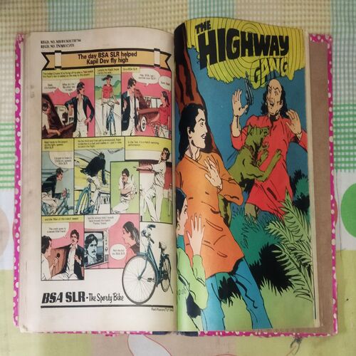(INDRAJAL COMICS) (VOLUME-6) (10 IN 1 SINGLE BINDING), 1.> THE LEGEND OF VALOUR (PART-1), 2.> THE LEGEND OF VALOUR (PART-2), 3.> THE FUGITIVE, 4.> THE GOLD HUNT, 5.> THE MILLION DOLLAR RANSOM, 6.> IN THE DEVIL'S GRIP, 7.> THE NINGH ON THE FORSAKEN ISLAND, 8.> THE LOST ISLAND, 9.> THE JAIL BREAK, 10.> THE HIGHWAY GANG
