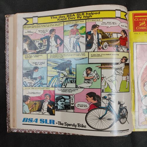 ( 12 In 1 Single Binding ) Chandamama Classics And Comics . Edition :- { 1. Chandamama ( Vol. 02 , No. 13 ) 20th April 1982 .  2. Chandamama ( Vol. 02 , No.14 )  3. Chandamama ( Vol. 02 , No. 15 ) 20th May 1982 .  4. Chandamama ( Vol. 02 , No. 16 ) 5th June 1982 . 5. Chandamama ( Vol. 02 , No. 17 ) 20th June 1982 .   6. Chandamama ( Vol. 02 , No. 18 ) 5th July 1982 . 7. Chandamama ( Vol. 02 , No. 19 ) 20th July 1982 .  8. Chandamama ( Vol. 02 , No. 20 ) 5th August 1982 .  9. Chandamama ( Vol. 02 , No. 21 ) 21th August - 5th september 1982 .  10. Chandamama ( Vol. 02 , No. 22 ) 6th - 20th September 1982 . 11. Chandamama ( Vol. 02 , No. 23 ) 21 September - 5th October 1982 .  12. Chandamama ( Vol. 02 , No. 24 ) 6th - 20th October 1982 }.