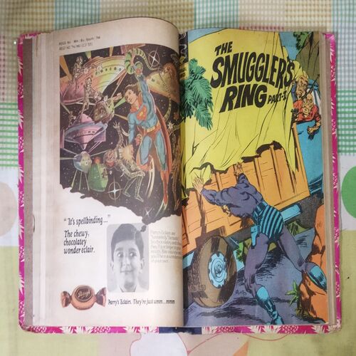 (INDRAJAL COMICS) (VOLUME-4) (10 IN 1 SINGLE BINDING), 1.> THE CALL OF THE JUNGLE, 2.> THE MAGIC SWORD , 3.> THE HORROR DUNGEONS THE SMUGGLER'S RING (PART-2), 5.> THE SMUGGLER'S RING (PART-1), 6.> THE STRANGLER'S TRAP, 7.> BETRAYAL OF THE OATH, 8.> THE HIDDEN VIPERS, 9.> EMBERS OF FURY (PART-2), 10.> EMBERS OF FURY (PART-1)