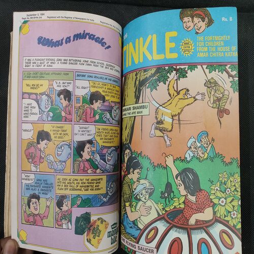 ( 10 In 1 Single Binding ) Tinkle . Edition :- Tinkle No. ( 301 , 302 , 303 , 304 , 305 , 306 , 307 , 308 , 309 & 310 ).