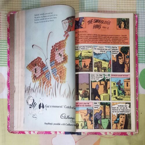 (INDRAJAL COMICS) (VOLUME-4) (10 IN 1 SINGLE BINDING), 1.> THE CALL OF THE JUNGLE, 2.> THE MAGIC SWORD , 3.> THE HORROR DUNGEONS THE SMUGGLER'S RING (PART-2), 5.> THE SMUGGLER'S RING (PART-1), 6.> THE STRANGLER'S TRAP, 7.> BETRAYAL OF THE OATH, 8.> THE HIDDEN VIPERS, 9.> EMBERS OF FURY (PART-2), 10.> EMBERS OF FURY (PART-1)