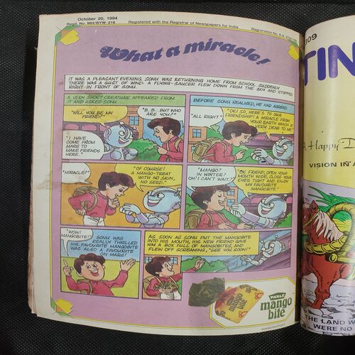 ( 10 In 1 Single Binding ) Tinkle . Edition :- Tinkle No. ( 301 , 302 , 303 , 304 , 305 , 306 , 307 , 308 , 309 & 310 ).