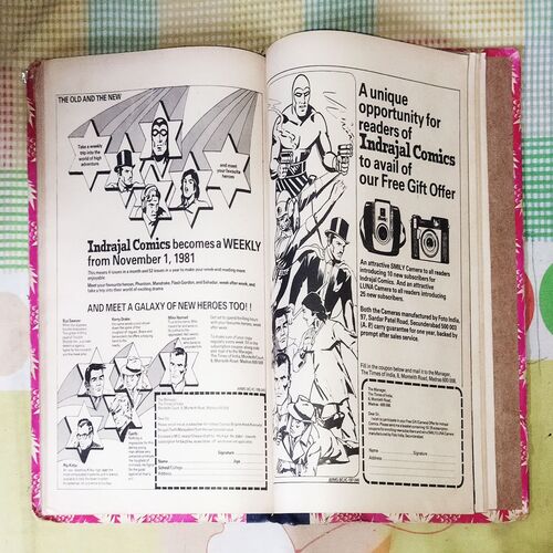 (INDRAJAL COMICS) (VOLUME-4) (10 IN 1 SINGLE BINDING), 1.> THE CALL OF THE JUNGLE, 2.> THE MAGIC SWORD , 3.> THE HORROR DUNGEONS THE SMUGGLER'S RING (PART-2), 5.> THE SMUGGLER'S RING (PART-1), 6.> THE STRANGLER'S TRAP, 7.> BETRAYAL OF THE OATH, 8.> THE HIDDEN VIPERS, 9.> EMBERS OF FURY (PART-2), 10.> EMBERS OF FURY (PART-1)