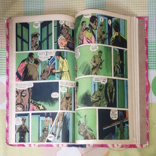 (INDRAJAL COMICS) (VOLUME-4) (10 IN 1 SINGLE BINDING), 1.> THE CALL OF THE JUNGLE, 2.> THE MAGIC SWORD , 3.> THE HORROR DUNGEONS THE SMUGGLER'S RING (PART-2), 5.> THE SMUGGLER'S RING (PART-1), 6.> THE STRANGLER'S TRAP, 7.> BETRAYAL OF THE OATH, 8.> THE HIDDEN VIPERS, 9.> EMBERS OF FURY (PART-2), 10.> EMBERS OF FURY (PART-1)