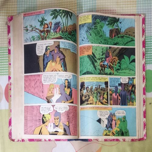(INDRAJAL COMICS), (VOLUME-3), (10 IN 1 SINGLE BINDING), 1.> SATAN'S DISCIPLES (PART-1) 2.> SATAN'S DISCIPLES (PART-2), 3.> THE MONSTER BOY, 4.> THE ROUGHNECK `MOB', 5.> THE STING OF VENOM, 6.> THE LEGEND OF THE GIANTS, 7.> THE DEMONS OF KOQANIA, 8.> THE SPECTRE OF CRIME, 9.> THE DEVIL'S DOMAIN, 10.> THE FLAMES OF VENGEANCE