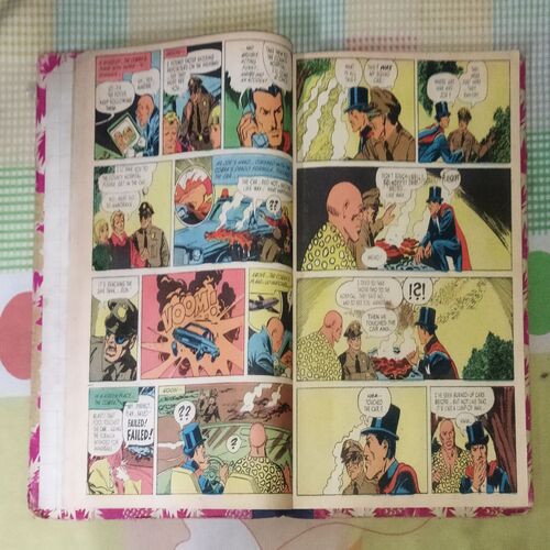 (INDRAJAL COMICS), (VOLUME-3), (10 IN 1 SINGLE BINDING), 1.> SATAN'S DISCIPLES (PART-1) 2.> SATAN'S DISCIPLES (PART-2), 3.> THE MONSTER BOY, 4.> THE ROUGHNECK `MOB', 5.> THE STING OF VENOM, 6.> THE LEGEND OF THE GIANTS, 7.> THE DEMONS OF KOQANIA, 8.> THE SPECTRE OF CRIME, 9.> THE DEVIL'S DOMAIN, 10.> THE FLAMES OF VENGEANCE
