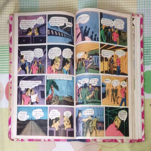 (INDRAJAL COMICS), (VOLUME-3), (10 IN 1 SINGLE BINDING), 1.> SATAN'S DISCIPLES (PART-1) 2.> SATAN'S DISCIPLES (PART-2), 3.> THE MONSTER BOY, 4.> THE ROUGHNECK `MOB', 5.> THE STING OF VENOM, 6.> THE LEGEND OF THE GIANTS, 7.> THE DEMONS OF KOQANIA, 8.> THE SPECTRE OF CRIME, 9.> THE DEVIL'S DOMAIN, 10.> THE FLAMES OF VENGEANCE