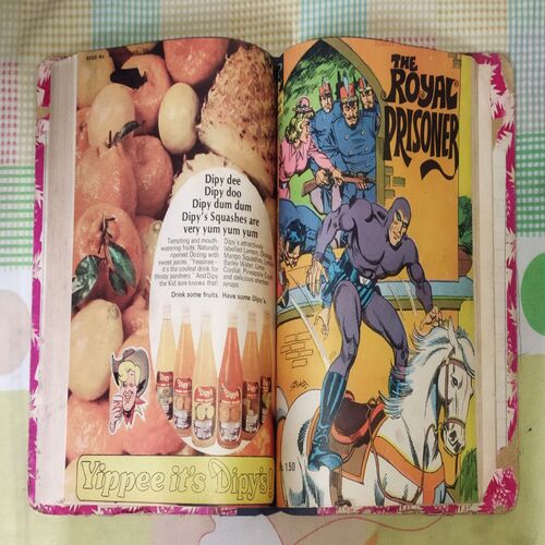 (INDRAJAL COMICS), (VOLUME-2), (10 IN 1 SINGLE BINDING), 1.> THE 22nd PHANTOM (PART-1), 2.> THE 22nd PHANTOM (PART-2), 3.> THE PHANTOM'S WRATH, 4.> THE SLAVE MARKET OF MUCAR (PART-1), 6.> THE DIAMOND ROBBERS, 7.> BHARAT BAHUBALI, 8.> THE MYSTERY OF THE HEADLESS GHOST, 9.> THE ROYAL PRISONER, 10.> THE RING OF FEAR
