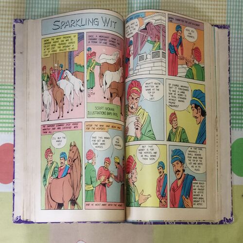 (INDRAJAL COMICS) (10 IN SINGLE BINDING), 1.> THE MANTLE OF MYSTERY, 2.> THE SACRED CITY OF GOLD, 3.> AMBUSH ON THE BEACH, 4.> THE PHANTOM'S PARADISE, 5.> THE WARUMBA TREASURE, 6.> THE SLY SEA WOLVES, 7.> THE LEGENDARY BENEFACTOR, 8.> THE DRUG SCANDAL, 9.> THE EMPEROR'S DREAM, 10.> THE FALSE LEGACY