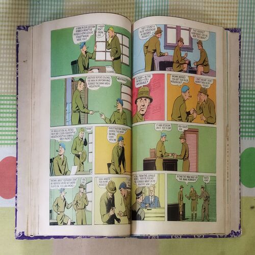 (INDRAJAL COMICS) (10 IN SINGLE BINDING), 1.> THE MANTLE OF MYSTERY, 2.> THE SACRED CITY OF GOLD, 3.> AMBUSH ON THE BEACH, 4.> THE PHANTOM'S PARADISE, 5.> THE WARUMBA TREASURE, 6.> THE SLY SEA WOLVES, 7.> THE LEGENDARY BENEFACTOR, 8.> THE DRUG SCANDAL, 9.> THE EMPEROR'S DREAM, 10.> THE FALSE LEGACY