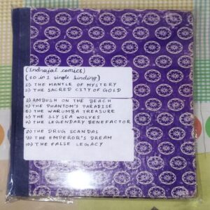 (INDRAJAL COMICS) (10 IN SINGLE BINDING), 1.> THE MANTLE OF MYSTERY, 2.> THE SACRED CITY OF GOLD, 3.> AMBUSH ON THE BEACH, 4.> THE PHANTOM'S PARADISE, 5.> THE WARUMBA TREASURE, 6.> THE SLY SEA WOLVES, 7.> THE LEGENDARY BENEFACTOR, 8.> THE DRUG SCANDAL, 9.> THE EMPEROR'S DREAM, 10.> THE FALSE LEGACY