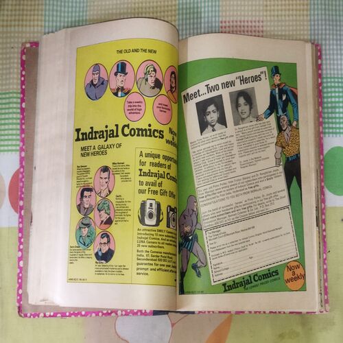 (INDRAJAL COMICS) (VOLUME) (10 IN 1 SINGLE BINDING), 1.> THE DRAGONS', 2.> THE BROKEN STRINGS, 3.> ALEENA THE ENCHANTRESS (PART-1), 4.> ALEENA THE ENCHANTRESS (PART-2), 5.> THE WAX TRAP, 6.> ABODE OF THE GHOSTS (PART-1), 7.> ABODE OF THE GHOSTS (PART-2), 8.> THE SCARY WHISPER, 9.> THE ANGERY SHARK BOY, 10.> THE VENGEFUL OUTLAWS