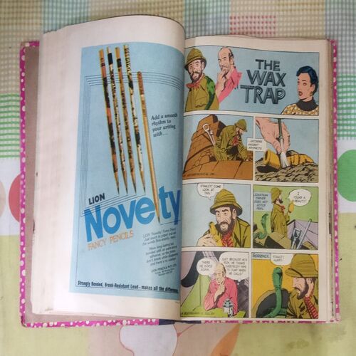 (INDRAJAL COMICS) (VOLUME) (10 IN 1 SINGLE BINDING), 1.> THE DRAGONS', 2.> THE BROKEN STRINGS, 3.> ALEENA THE ENCHANTRESS (PART-1), 4.> ALEENA THE ENCHANTRESS (PART-2), 5.> THE WAX TRAP, 6.> ABODE OF THE GHOSTS (PART-1), 7.> ABODE OF THE GHOSTS (PART-2), 8.> THE SCARY WHISPER, 9.> THE ANGERY SHARK BOY, 10.> THE VENGEFUL OUTLAWS