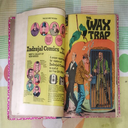 (INDRAJAL COMICS) (VOLUME) (10 IN 1 SINGLE BINDING), 1.> THE DRAGONS', 2.> THE BROKEN STRINGS, 3.> ALEENA THE ENCHANTRESS (PART-1), 4.> ALEENA THE ENCHANTRESS (PART-2), 5.> THE WAX TRAP, 6.> ABODE OF THE GHOSTS (PART-1), 7.> ABODE OF THE GHOSTS (PART-2), 8.> THE SCARY WHISPER, 9.> THE ANGERY SHARK BOY, 10.> THE VENGEFUL OUTLAWS