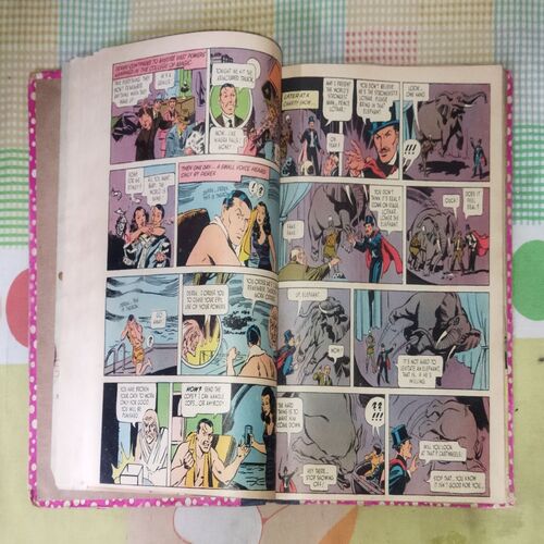 (INDRAJAL COMICS) (VOLUME) (10 IN 1 SINGLE BINDING), 1.> THE DRAGONS', 2.> THE BROKEN STRINGS, 3.> ALEENA THE ENCHANTRESS (PART-1), 4.> ALEENA THE ENCHANTRESS (PART-2), 5.> THE WAX TRAP, 6.> ABODE OF THE GHOSTS (PART-1), 7.> ABODE OF THE GHOSTS (PART-2), 8.> THE SCARY WHISPER, 9.> THE ANGERY SHARK BOY, 10.> THE VENGEFUL OUTLAWS