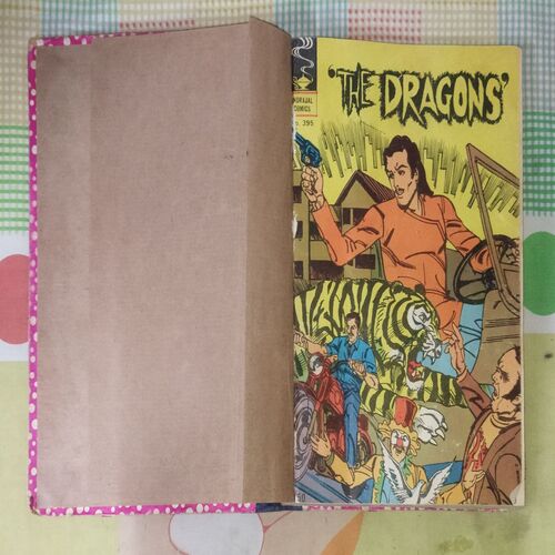 (INDRAJAL COMICS) (VOLUME) (10 IN 1 SINGLE BINDING), 1.> THE DRAGONS', 2.> THE BROKEN STRINGS, 3.> ALEENA THE ENCHANTRESS (PART-1), 4.> ALEENA THE ENCHANTRESS (PART-2), 5.> THE WAX TRAP, 6.> ABODE OF THE GHOSTS (PART-1), 7.> ABODE OF THE GHOSTS (PART-2), 8.> THE SCARY WHISPER, 9.> THE ANGERY SHARK BOY, 10.> THE VENGEFUL OUTLAWS