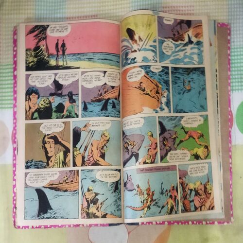(INDRAJAL COMICS) (VOLUME) (10 IN 1 SINGLE BINDING), 1.> THE DRAGONS', 2.> THE BROKEN STRINGS, 3.> ALEENA THE ENCHANTRESS (PART-1), 4.> ALEENA THE ENCHANTRESS (PART-2), 5.> THE WAX TRAP, 6.> ABODE OF THE GHOSTS (PART-1), 7.> ABODE OF THE GHOSTS (PART-2), 8.> THE SCARY WHISPER, 9.> THE ANGERY SHARK BOY, 10.> THE VENGEFUL OUTLAWS